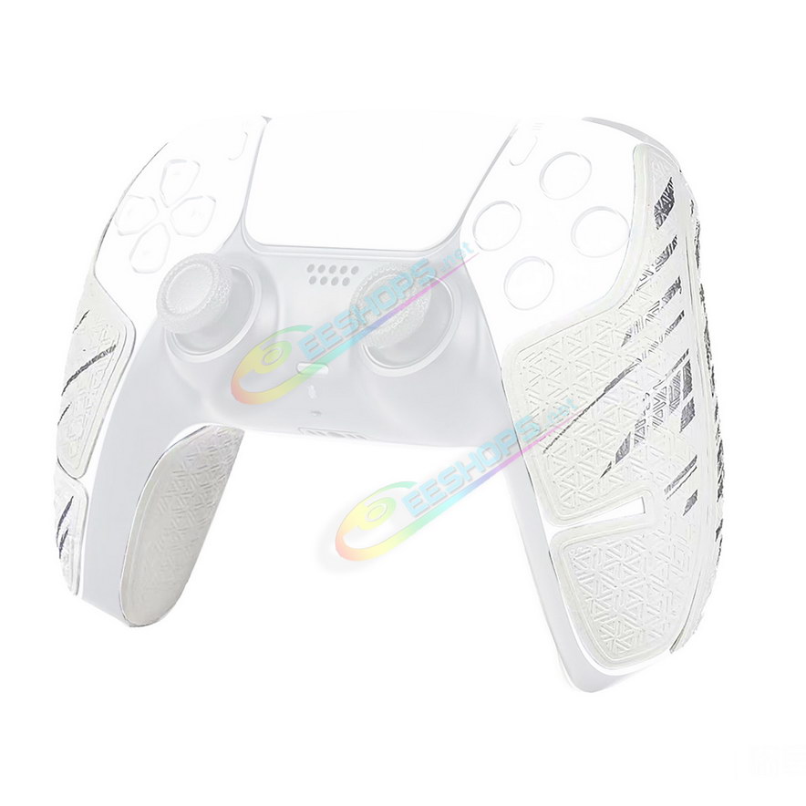 Best Sony PlayStation 5 Controller Anti-Slip Skin Hand Grip Protective Jacket Stickers Beige White, Cheap New PS5 Dualsense Wireless Controllers Anti Sweat Absorbent Gaming Handle gridding Sleeve Protection Silicone Cover Free...