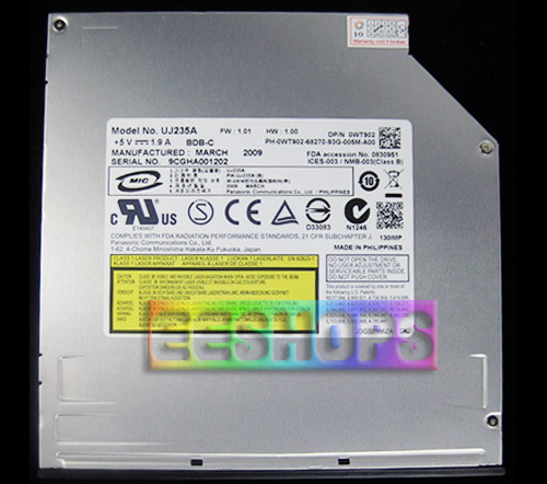 New Panasonic UJ-235 UJ235A UJ235A Slot-in Blu-ray 4X Burner BD-RE  SATA Internal laptop Drive