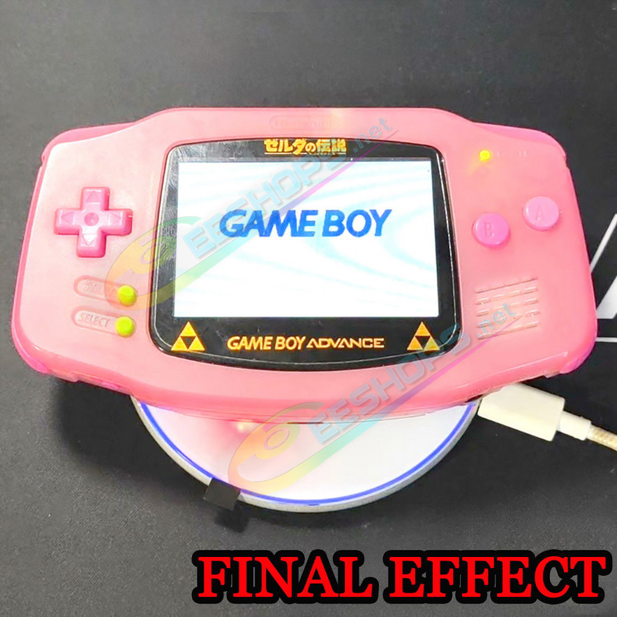 
Best Nintendo GameBoy Advance Type-C Mod Kit Dual Rechargeable Battery + Wireless Charger Replacement, Cheap GBA Handheld Game Console USB-C Charging 1800 mAh Large Capacity Two Rechargeable Li-ion Batteries Module with Clear Cover Free Shipping
