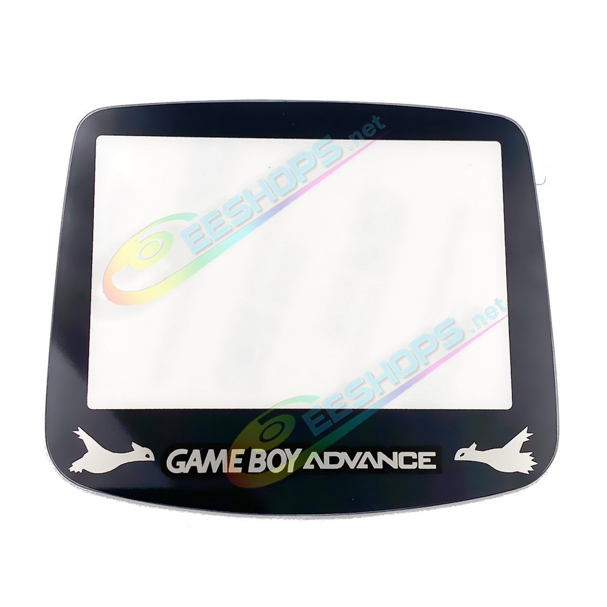 Best Nintendo GameBoy Advanced Glass Mirror Screen Top Protector Cover Pokemon Silver Limited Replacement, Cheap GBA Advance Handheld Console Scratch-Proof Display Upper Protective Surface + Double-Sided Tape Free Shipping