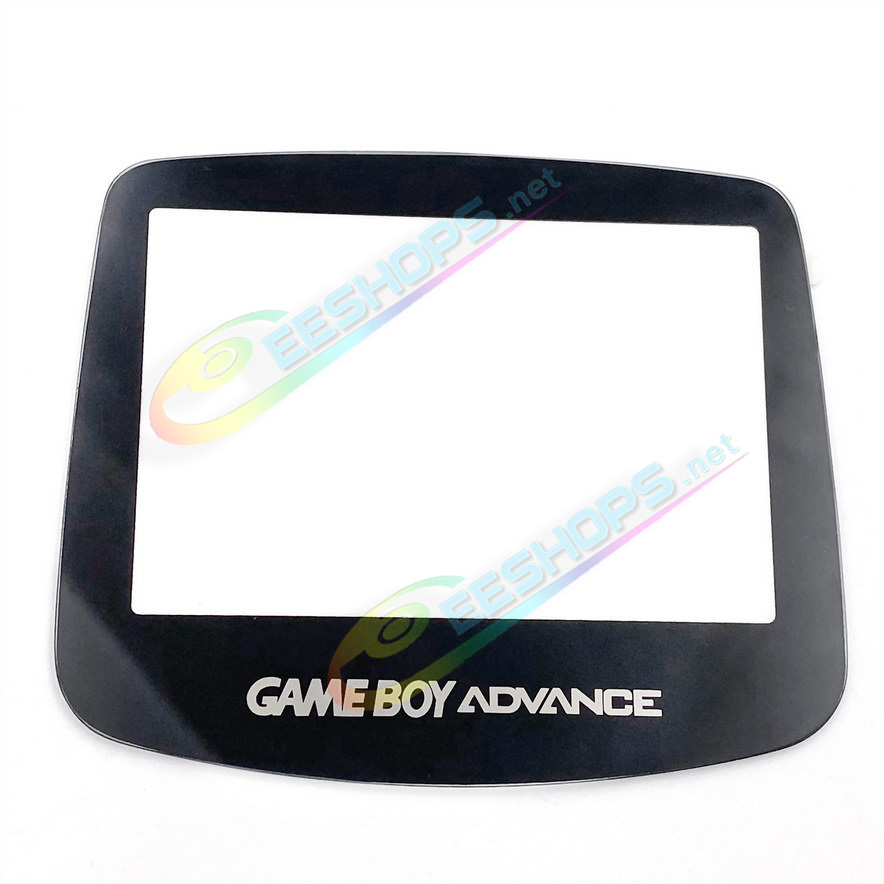 
Best Nintendo GameBoy Advance Glass Mirror Black Protective Screen Upper Cover White Logo Pack 2 Replacement, Cheap GBA Advanced Handheld Console Scratch-Proof Top Display Protector Surface with Double-Sided Tape Two PCS Free Shipping
