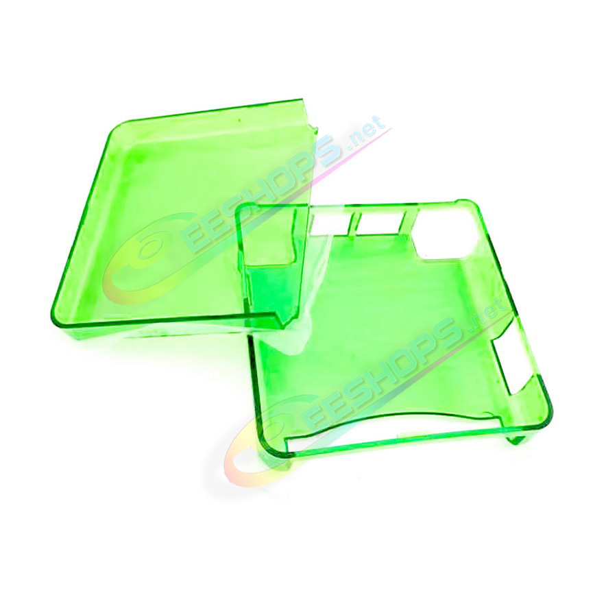 Best Nintendo GameBoy Advance SP Crystal Shells Hard Protective Housing Case Clear Green Color, Cheap Game Boy Advanced GBA SP Handheld Console Split Type Scratch-Resistant Upper / Lower Outer Protection Covers Accessories Free Shipping