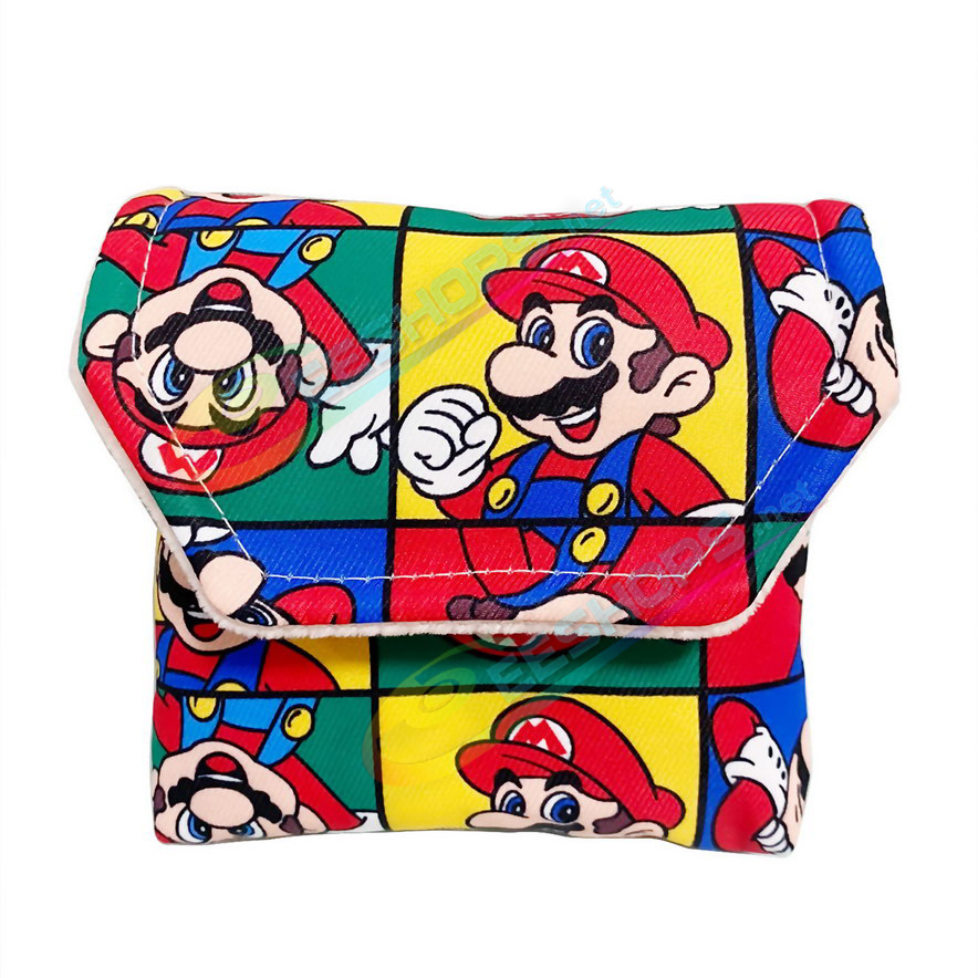 Best Nintendo GameBoy Advance SP Storage Bag Soft Carrying Protective Pouch Super Mario Bro Edtion Colorful, Cheap Game Boy Advanced GBA SP Handheld Console Handicraft Waterproof Impact Resistance Portable Carry Pocket Free Shipping