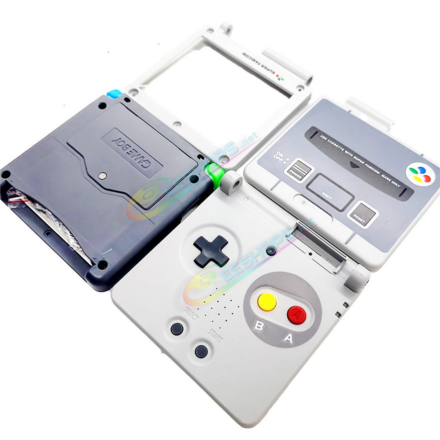 
Cheap New Nintendo GameBoy SP Extra Shell Housing Case Full Set Classic SFC Retro Grey, Best Game Boy GBA GBASP Handheld Console, Super Famicom Limited Outer Enclosure + Protective Screen Cover, Screws, Buttons, Sticker, Tools Free Shipping
