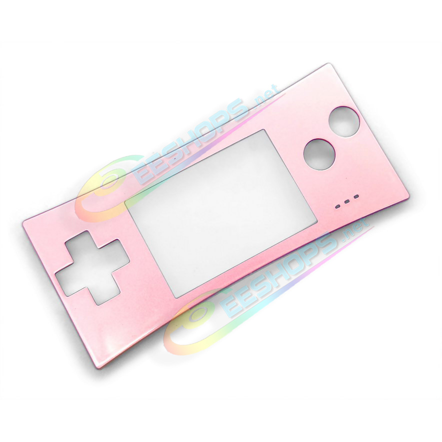 Cheap Nintendo GameBoy Micro Extra Faceplate Top Cover Plate Replacement Glossy Pink Color, Best Game Boy Micro GBM Handheld Console, DIY Face A Upper Protective Screen Cover Plate Coverplate Spare Part Accessories Free Shipping