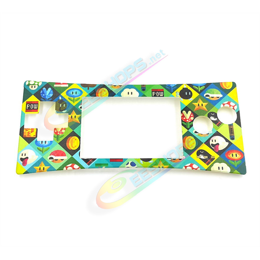 Cheap Nintendo GameBoy Micro Extra Faceplate Top Cover Plate Replacement Super Mario LinkGame, Best Game Boy Micro GBM Handheld Console, DIY Cartoon Pattern Colorful Upper Face A Protective Screen Cover Coverplate Accessories Free Shipping