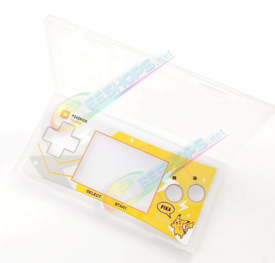 
Cheap Nintendo GameBoy Micro Extra Faceplate Replacement Pokemon Yellow Limited Top Cover Plate, Best Game Boy Micro GBM Handheld Console, Customized Pikachu Edition Upper Face A Protective Screen Cover Coverplate Accessories Free Shipping
