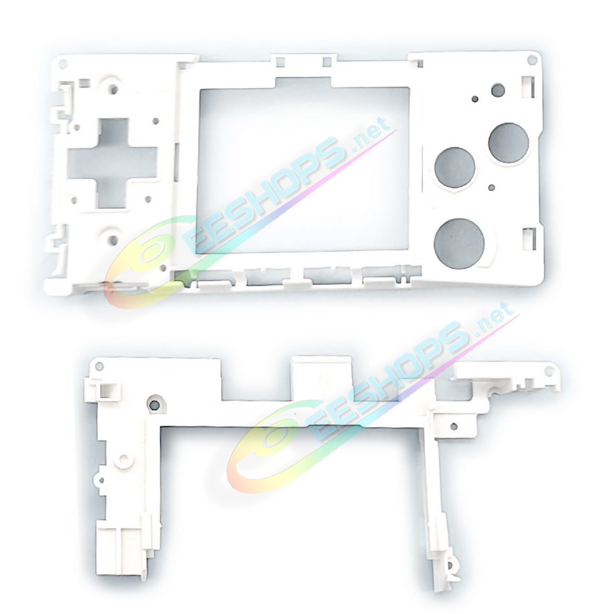 Cheap Nintendo GameBoy Micro Extra Internal Skeleton Front / Rear Bracket White Color Replacement, Best New Game Boy Micro Handheld Game Console DIY Inner Upper / Lower Support Holder 2 PCS Set Spare Parts Accessories Free Shipping