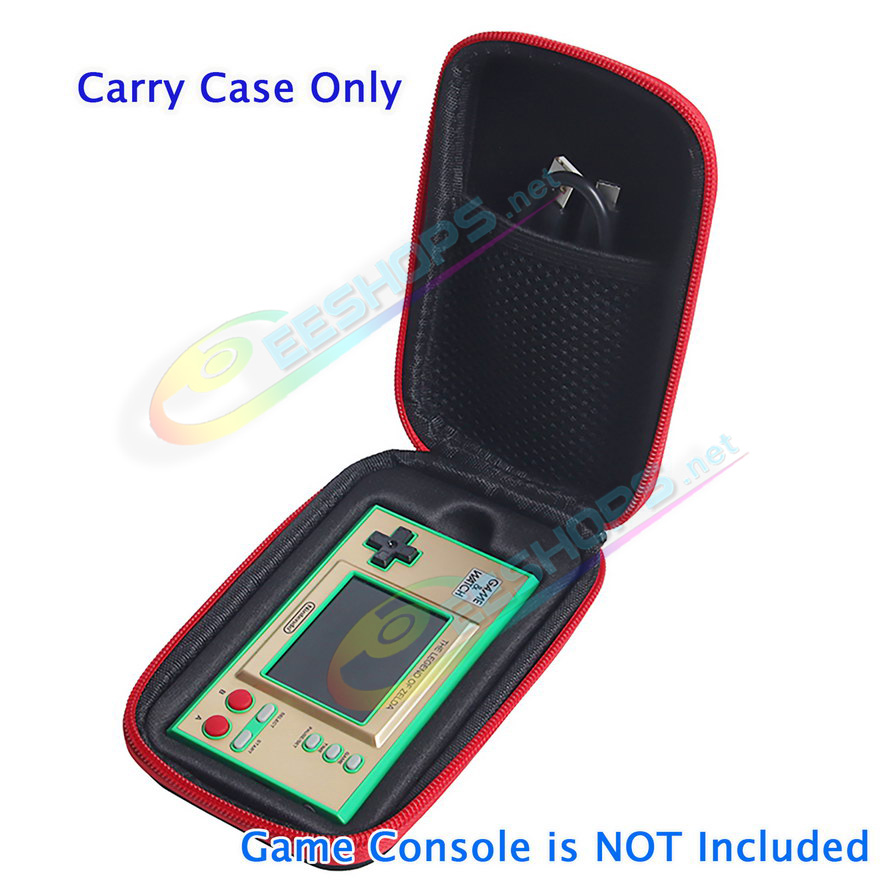 
Best New Nintendo Game&Watch Storage Bag Hard Carry Case Black & Red Color, Game Watch The Legend of Zelda Edition Handheld Console Portable Impact Resistance Protective Travel Carrying Pocket with Hand Strap Free Shipping
