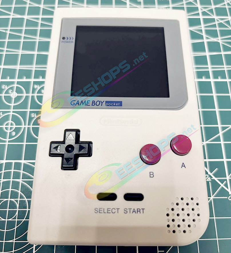 Cheap Nintendo GameBoy Pocket IPS Screen Mod +  Housing Case Kit Classic GB Grey Kit Replacement, Best Game Boy GBP Handheld Game Console, Customized Dot-by-Dot High Brightness LCD Display Moddule + Glass Protective Cover + Buttons Set Free Shipping