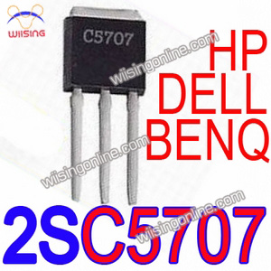 10 PCS 2SC5707 C5707 5707 NPN transistors for Dell E152FP, HP F1503, and BenQ F71B TFT-LCD monitors 