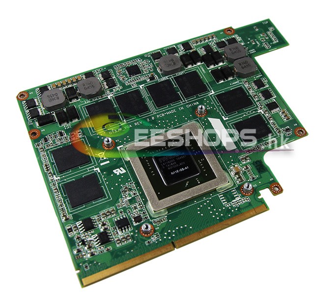 Original Best for G53S G53JW G53SW VX7 G73SW Laptop Graphics Video Card NVIDIA GeForce GTX 460M GTX460M GDDR5 1.5 GB VGA Board Drive Case N11E-GS-A1 Replacement