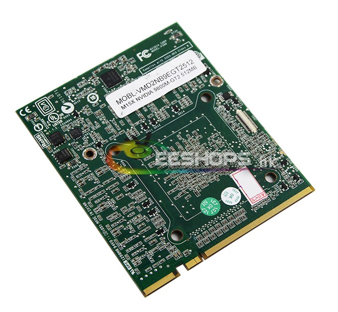 Buy Cheap Genuine Dell Alienware Area-51 M15X R1 Gaming Laptop NVIDIA GeForce 9800M GT GTX GDDR3 512MB 256-Bit Graphics Video Card MXM VGA Board Replacement