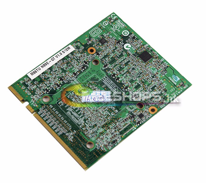 Original Best for Clevo M86TU M860L MSI MS-11VC Laptop NVIDIA GeForce 9800M GT GS 512MB GDDR3 512MB MXM III Graphics Video Card VGA Board Replacement