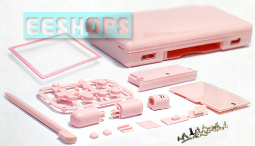 Nintendo DS Lite NDSL replacement shell Case Pink