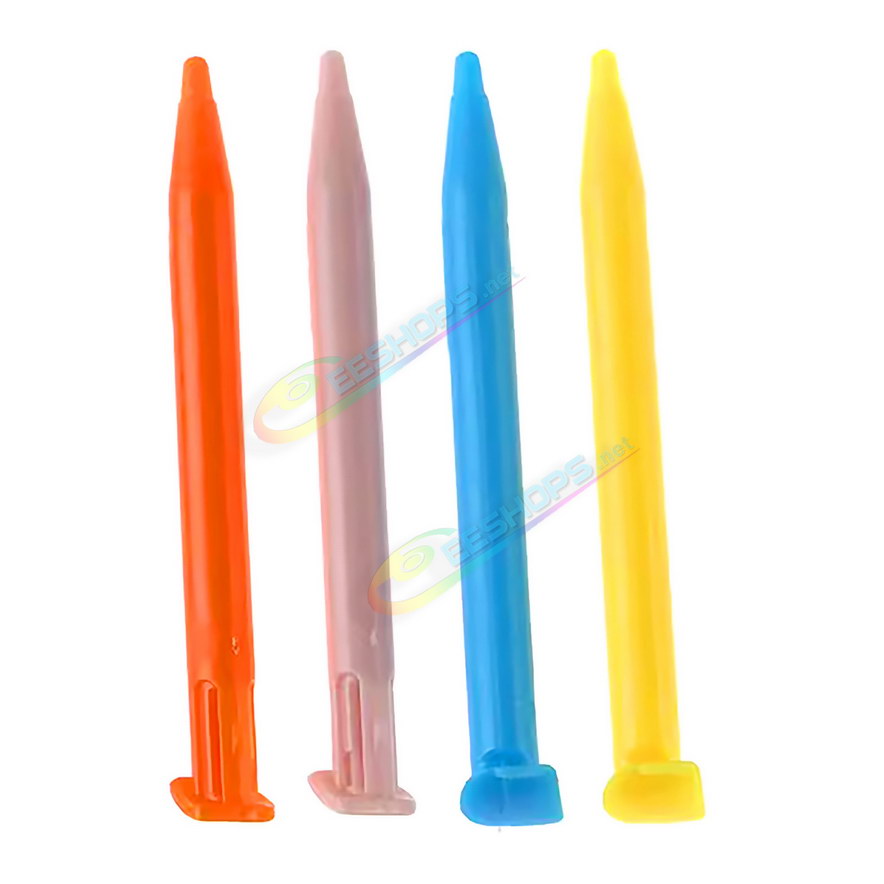 Cheap New Nintendo 2DS XL LL Extra Stylus Touch Pen Pack 4 Color Set Replacement, Best 2DSXL 2DSLL New2DSXL / LL Consoles Orange / Pink / Blue / Yellow Plastic Pencil Resistance Touchpen Four Colors Spare Parts Accessories Free Shipping