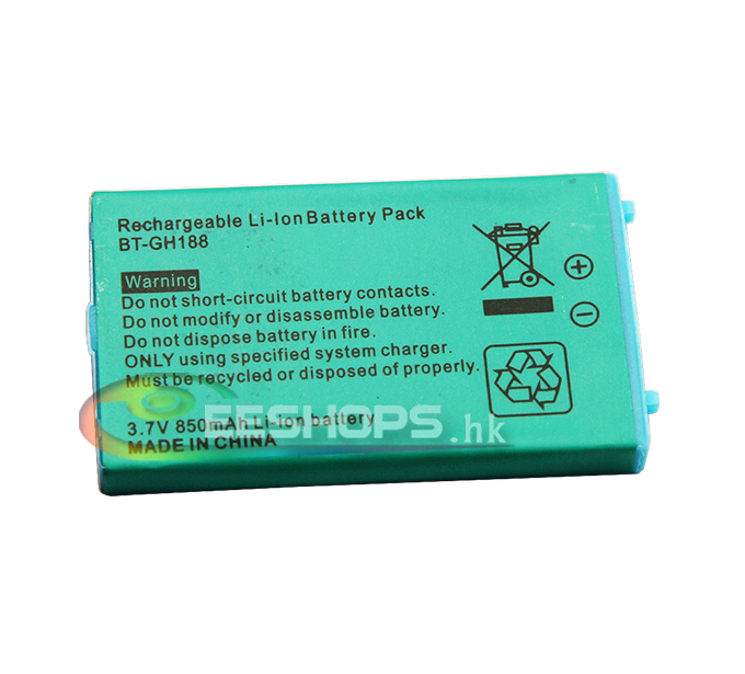 Brand New Rechargeable Li-ion Battery Pack for Nintendo Game Boy Advance GBA SP GBASP Console Replacement Part BT-GH188 850mAh