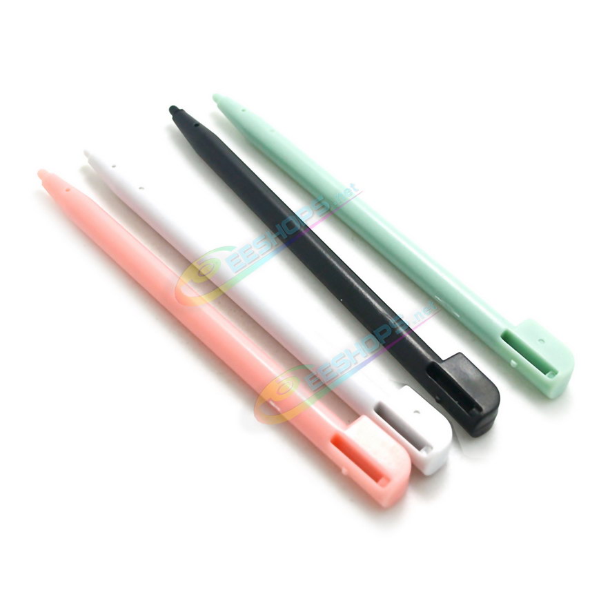 Cheap Nintendo DS Lite Extra Stylus Touch Pen Pack 4 Colors Set Replacement, Best NDSL NDS Lite Handheld Game Console, New Black / White / Pink / Light Green Plastic Resistive Pens Pencil Touchpen Four PCS Spare Parts Accessories Free Shipping