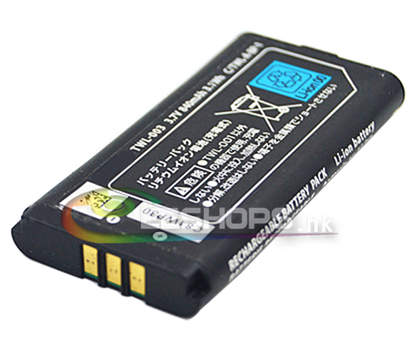 Original Internal Rechargeable Li-ion Battery Pack TWL-003 for Nintendo DSi NDSi Game Console Replacement Part 3.7V 840mAh 3.1Wh