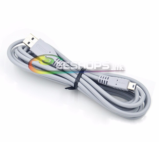 Official Mini USB Charge Data Cable MiniUSB Charging Cables for Nintendo Wii U Pro PS3 Wireless Controller PSP 1000 2000 3000