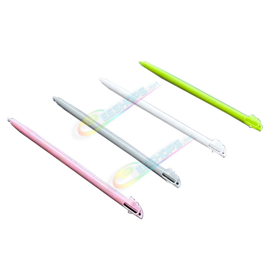 Cheap Nintendo 3DS XL LL Extra Stylus Touch Pen Pack 4 Colors Set Replacement, Best 3DS XL LL 3DSLL Old Big Game Consoles Pink / Grey / White / Green Plastic Pencil Touchpen Four Colors Spare Parts Accessories Free Shipping