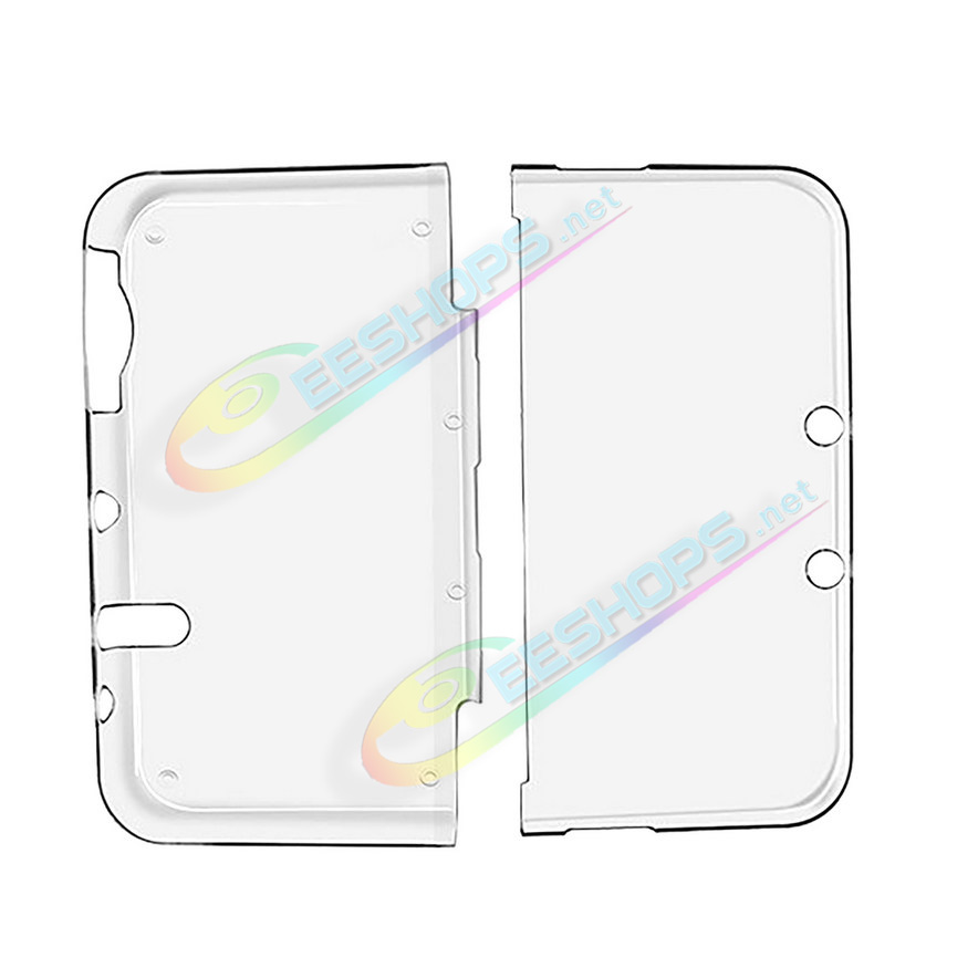 Best New Nintendo Clear Crystal Shell Hard Protective Housing Case High Transparent, Cheap New 3DS3DSXL 3DSLL New3DS XL / LL Handheld Game Console Split Type Scratch-Resistant Top / Bottom Protection Covers Transparent Accessories Free Shipping