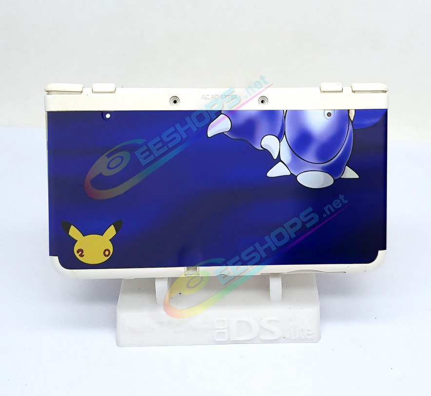 
Best Nintendo New 3DS Extra Faceplate Replacement Shell Blastoise Limited Blue Color, Cheap New3DS Small Handheld Game Consoles, Customized Sea Turtle Edition Top & Bottom Outer Face Coverplate 2 PCS Set w/ Screws Spare Parts Accessories Free Shipping
