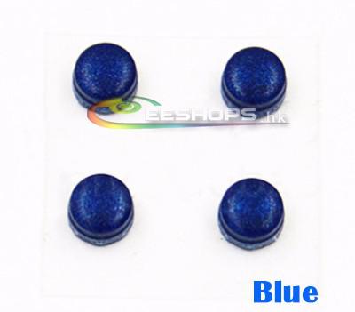 Genuine Screw Hole Grain Rubber Plug Granule for Nintendo New 3DS New3DS XL LL New3DSXL New3DSLL Blue Replacement Spare Part