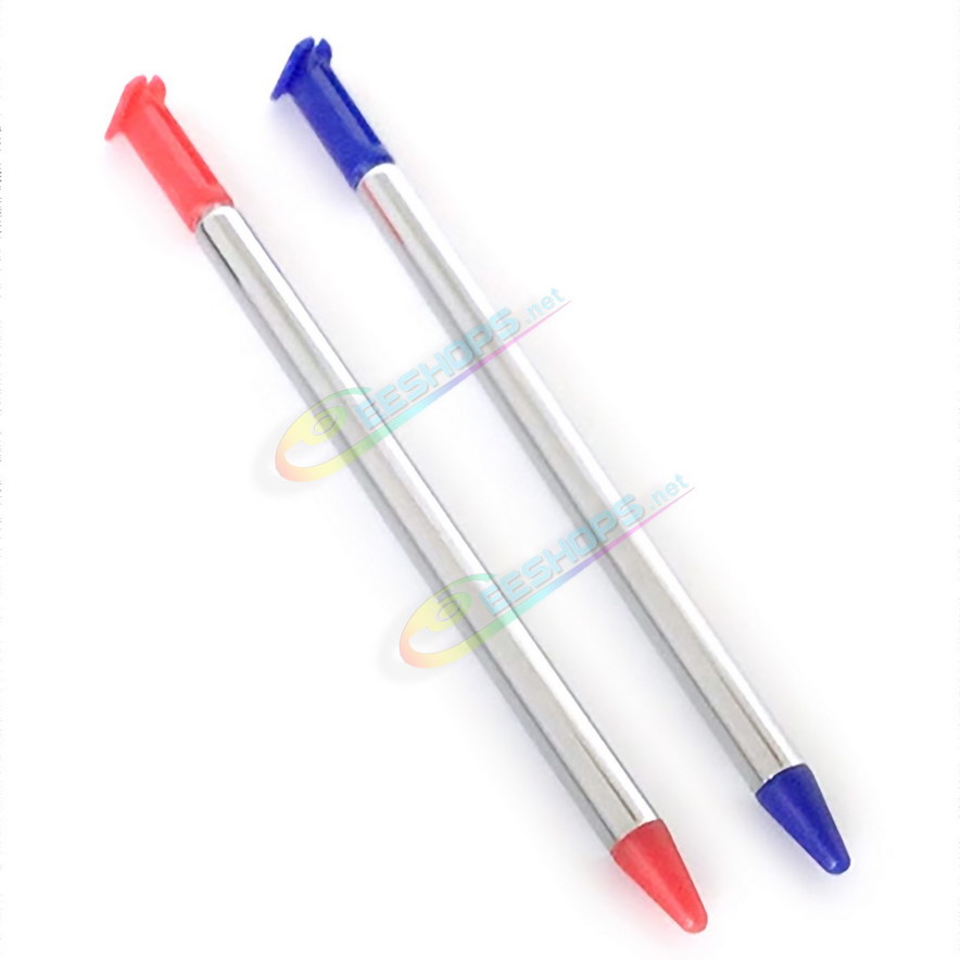 
Cheap New Nintendo 3DS Extra Stylus Telescopic Metal Touch Pen Red / Blue Color Pack 2 PCS Set Replacement, Best New3DS N3DS Small Handheld Game Console Telescoping Pencil Touchpen Two Piece Spare Parts Accessories Free Shipping
