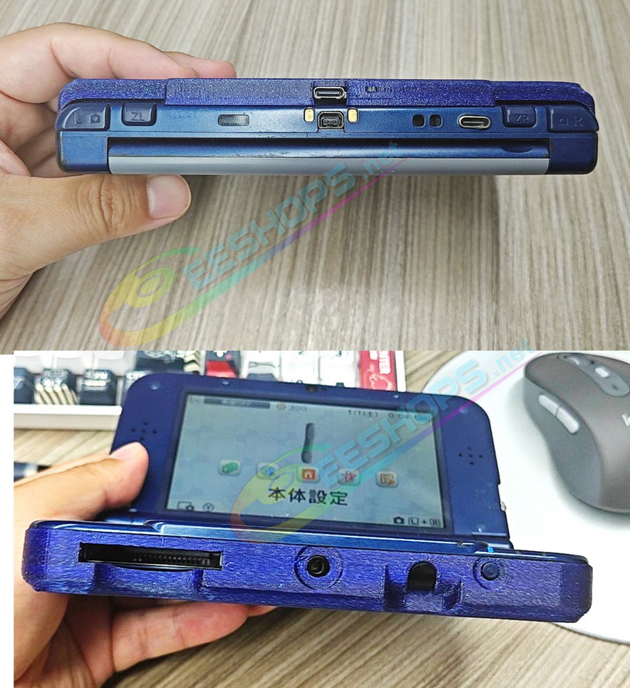 
Best New Nintendo 3DS XL / LL Extra Rear Back Clip  Battery Pack 3898 mAhReplacement, Cheap New3DS XL LL 3DSXL 3DSLL Handheld Consoles, Slim 6mm Long-Life Type-C PD Charge Rechargeable Power Bank + Blue Color Cover Shell Free Shipping