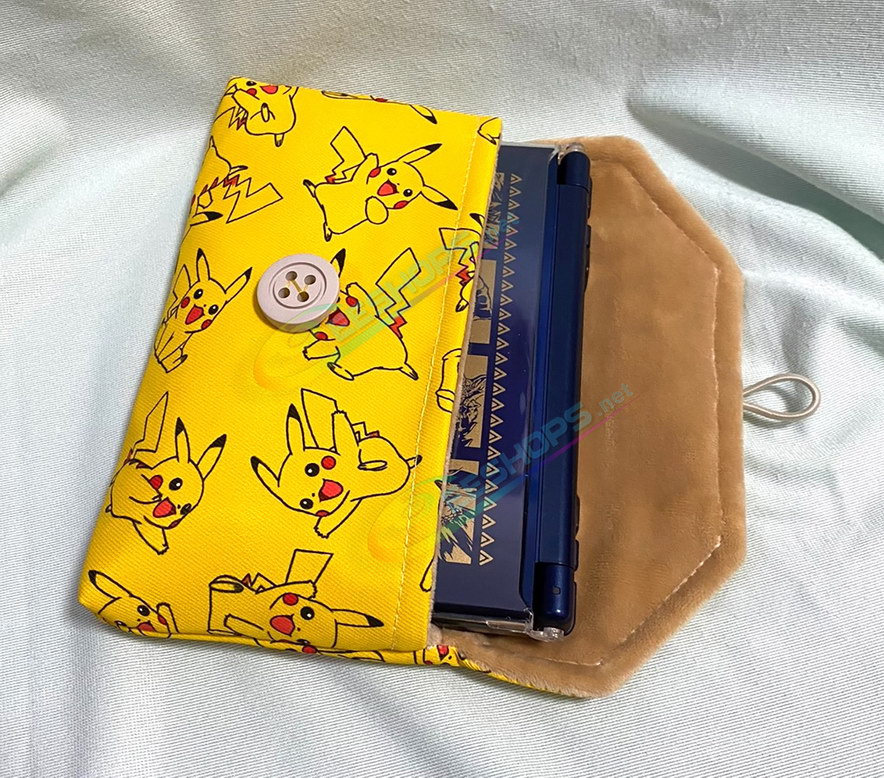 
Best Handmade Nintendo 3DS Soft Storage Bag Portable Carry Pouch Pikachu Edition Yellow Color, Cheap 3DS Old Small Handheld Game Console Customized Waterproof Impact Resistance Thickened Travel Carrying Pouch Pocket Free Shipping
