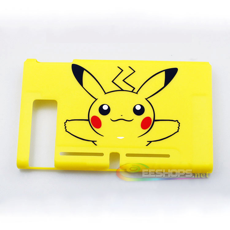 New for Nintendo Switch NS Game Console Protective Case Cover Shell Armor Shell Protector Pikachu Yellow Matte Replacement Spare Part Free Shipping