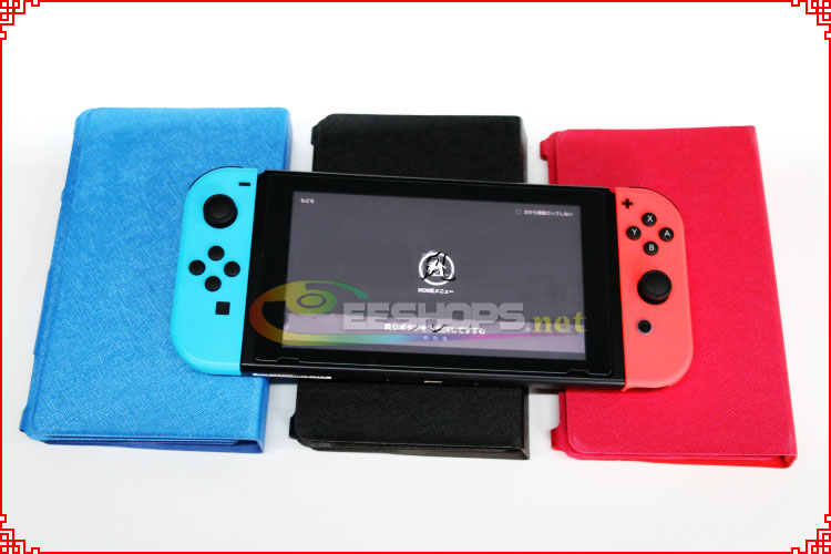 Best New Leather Case Protective Cover Armor With Adjustable Stand for Nintendo Switch NS Game Console Red Replacement Spare Parts Free Shipping