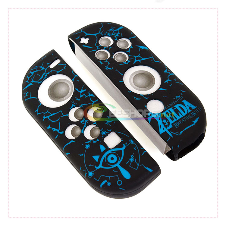 Best New Silicone Skin Protector Rubber Coating Case Sleeve for Nintendo Switch NS Joy-Con L/R Controllers Separated The Legend of Zelda Blue Replacement Parts