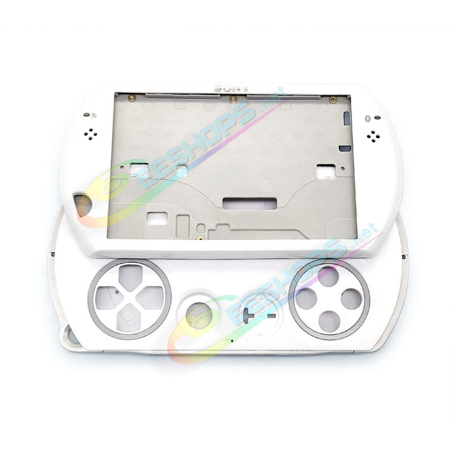 Best Sony PlayStation Portable PSP GO Replacement Shell Housing Case Full Set White Color, Cheap New PSPGO Original Handheld Game Console, DIY Outer Top / Bottom Covers Enclosure + Buttons + Screws + Stickers Spare Parts Accessories Free Shipping