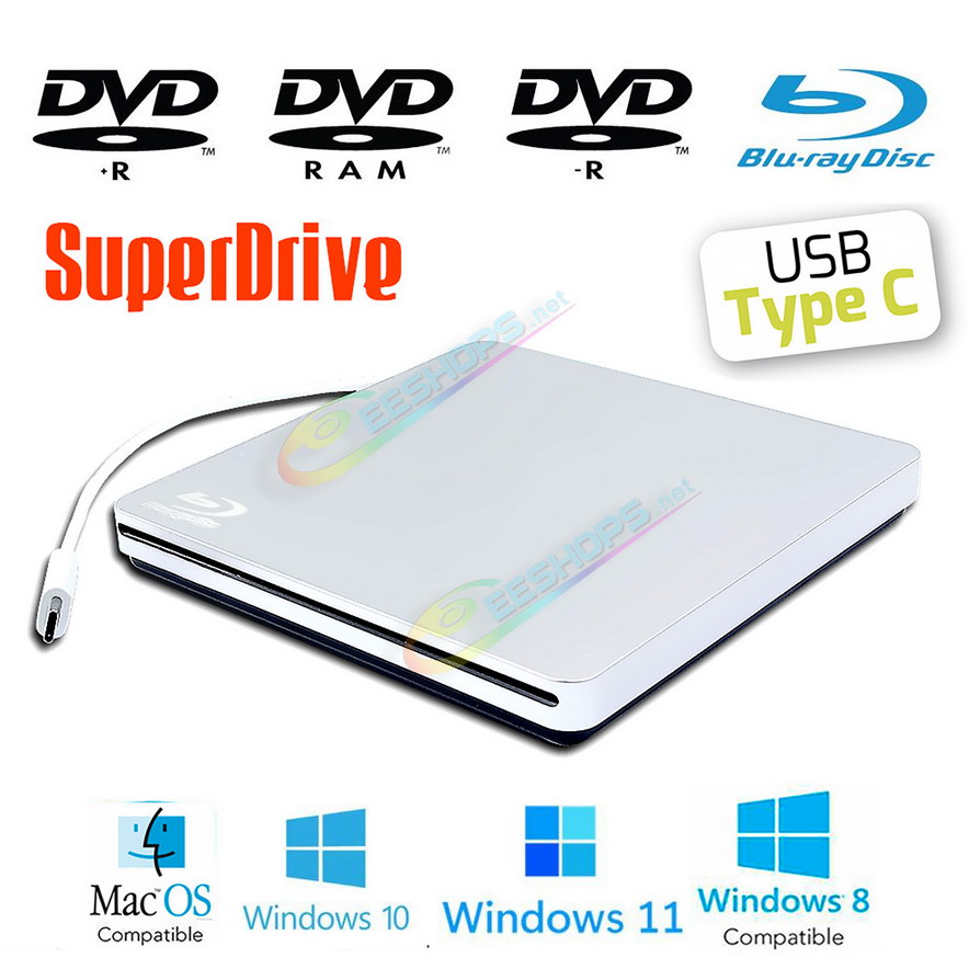 
Cheap Apple External Blu-ray Superdrive USB 3.0 Type-C CD DVD BD Blu-ray Burner / Player, Best New iMac 24 27 Inch M1 M3 2023 2022 2021 2020 2019 2018 Pro Desktop PC Computers, Super Multi 6X BD-RE 8X DVD+-RW DL Recorder Drive Free Shipping
