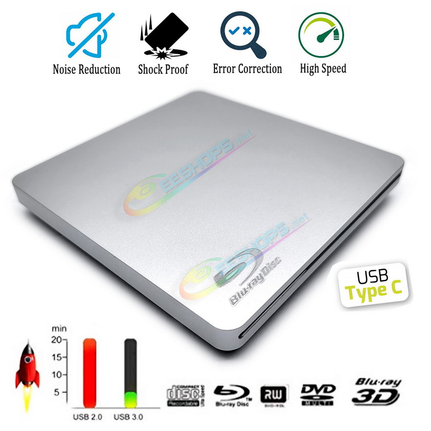 
Cheap Apple External Blu-ray Superdrive USB 3.0 Type-C CD DVD BD Blu-ray Burner / Player, Best New iMac 24 27 Inch M1 M3 2023 2022 2021 2020 2019 2018 Pro Desktop PC Computers, Super Multi 6X BD-RE 8X DVD+-RW DL Recorder Drive Free Shipping
