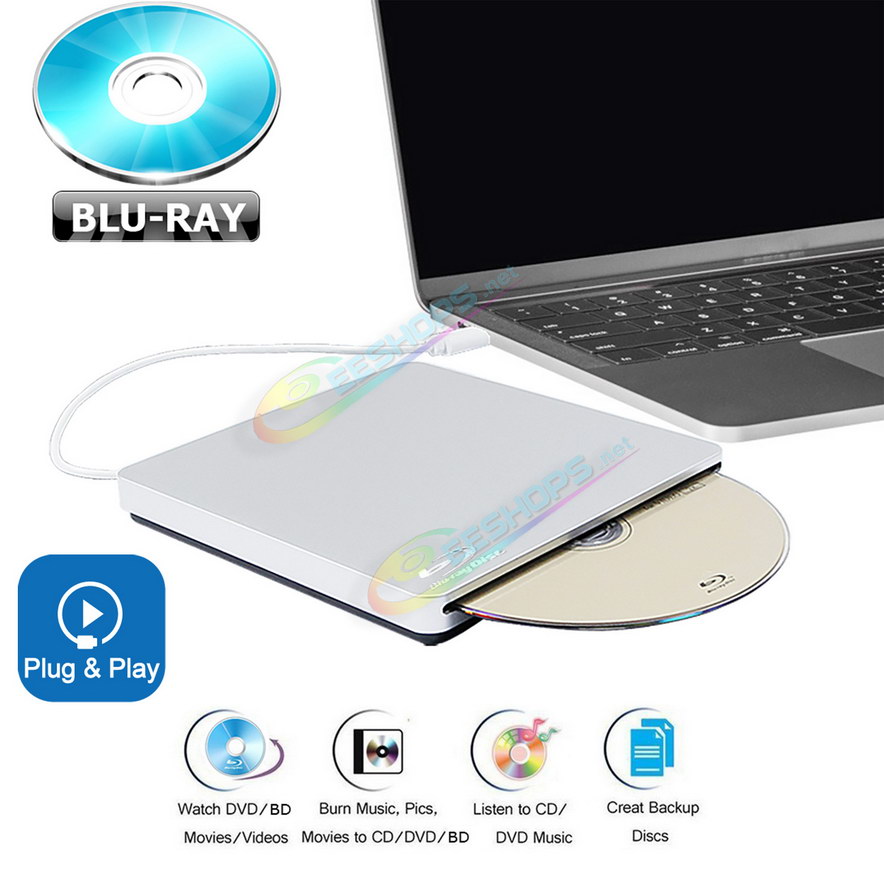 
Cheap Apple External Blu-ray Superdrive USB 3.0 Type-C CD DVD BD Blu-ray Burner / Player, Best New iMac 24 27 Inch M1 M3 2023 2022 2021 2020 2019 2018 Pro Desktop PC Computers, Super Multi 6X BD-RE 8X DVD+-RW DL Recorder Drive Free Shipping
