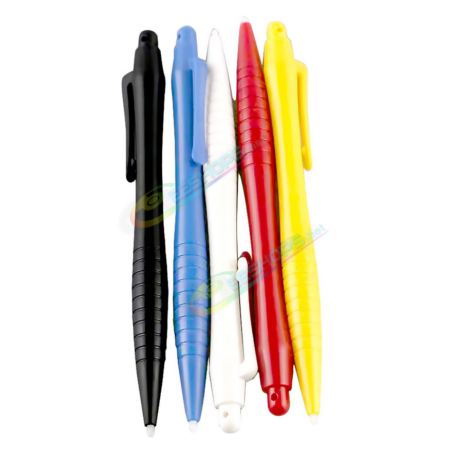 Cheap Nintendo Wii U Gamepad Extra Universal Stylus Touch Pen Pack 5 Colors Set Replacement, Best New 3DS 2DS XL LL NDS NDSi DS Lite Consoles, Big Plastic Touchpen Resistive Touchscreen Pencil Black, Blue, White, Red, Yellow Five...