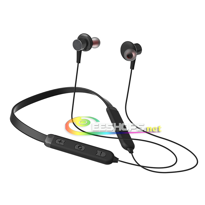 Cheap Neckband Bluetooth Headphones Wireless Earphone in Ear Earbuds with Mic for Apple iPhone 7 8 Plus Samsung LG Android Cell Phone Runners Running Sports Gym Exercises Waterproof Noise Cancelling Black Free Shipping