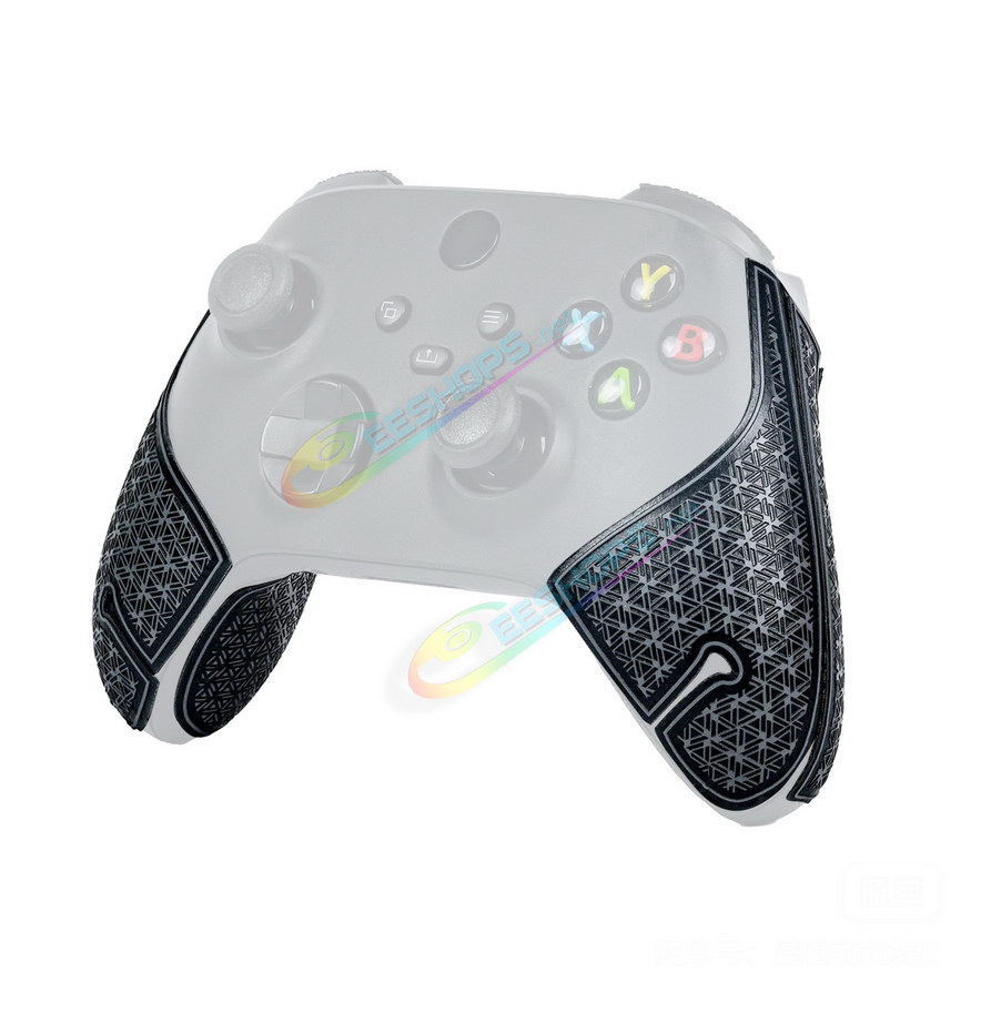 Best Xbox Series X / S Controller Hand Grip Anti-Slip Skin Sticker Protective Sleeve Black Color, Cheap New XSX XSS Wireless Controllers Gridding Anti-Sweat Absorbent Soft Gaming Handle Protection Silicone Cover Jacket Free Shipping