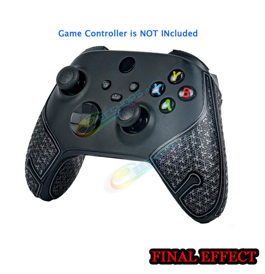 
Best Xbox Series X / S Controller Hand Grip Anti-Slip Skin Sticker Protective Sleeve Black Color, Cheap New XSX XSS Wireless Controllers Gridding Anti-Sweat Absorbent Soft Gaming Handle Protection Silicone Cover Jacket Free Shipping
