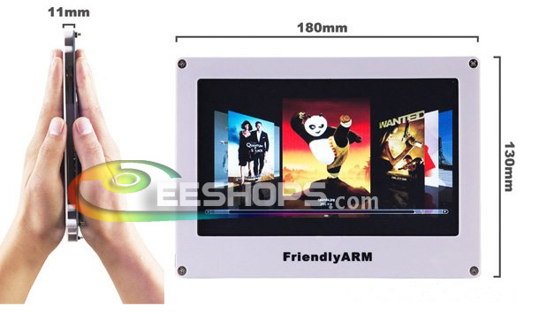 FriendlyARM Mini2440 ARM9 S3C2440 Wince6.0 Development Developing Board 64MB RAM + 1GB Nand Flash Memory W/ 7" 800*480 Touch LCD Ccreen 