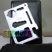 11 Functions Lifesaving Life Card Style Multi Tool Camping Cards