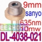 Sanyo DL-4038-021 Laser Diode 635nm 10mw 9MM High Power AlGaInP