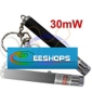 30mW Green Laser pointer Key Chain Black