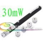 30mW Green Laser with 5 Changeable Pattern Heads