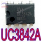 10 PCs Fairchild UC3842A Current Mode PWM Controller 8-DIP