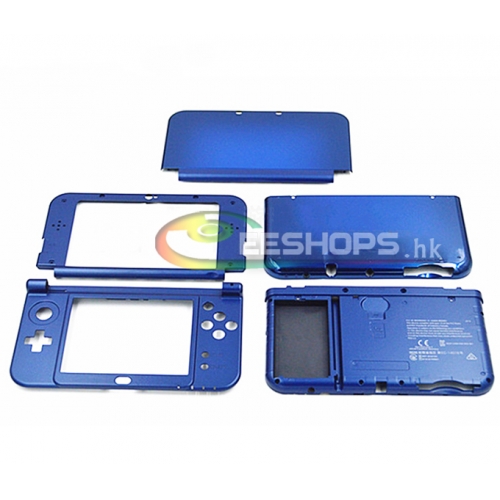 New Offical Outer Housing Case Shell Enclosure Complete 5pcs Full Set Blue for Nintendo New 3DS New3DS LL New3DSLL Japan Console Replacement