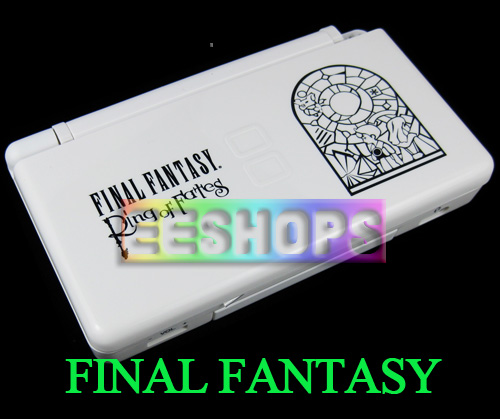 Nintendo DS Lite NDSL Housing shell Case White FINAL FANTASY